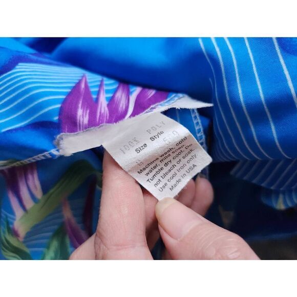 Aloha Hawaiian Muumuu Kaftan Beach Cover Rainbows Ruffles Vacation - Picture 5 of 6